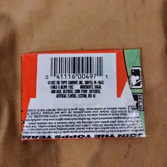 1992 Topps Kids Major League Baseball Bubblegum Card Packs Set of 5 NEW SEALED - Picture 3 of 3